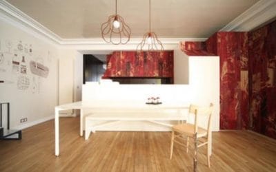 La madera estampada para un proyecto de interiorismo