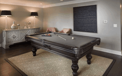 Cómo aprovechar el sótano: Instalar un billar