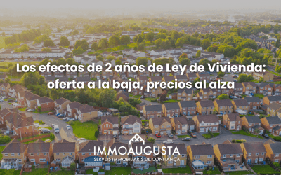 Los efectos de 2 años de Ley de Vivienda: oferta a la baja, precios al alza. El problema sigue