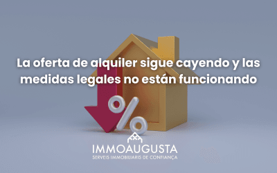 La oferta de alquiler sigue cayendo y las medidas legales no están funcionando