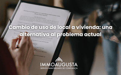Cambio de uso de local a vivienda: una alternativa al problema actual