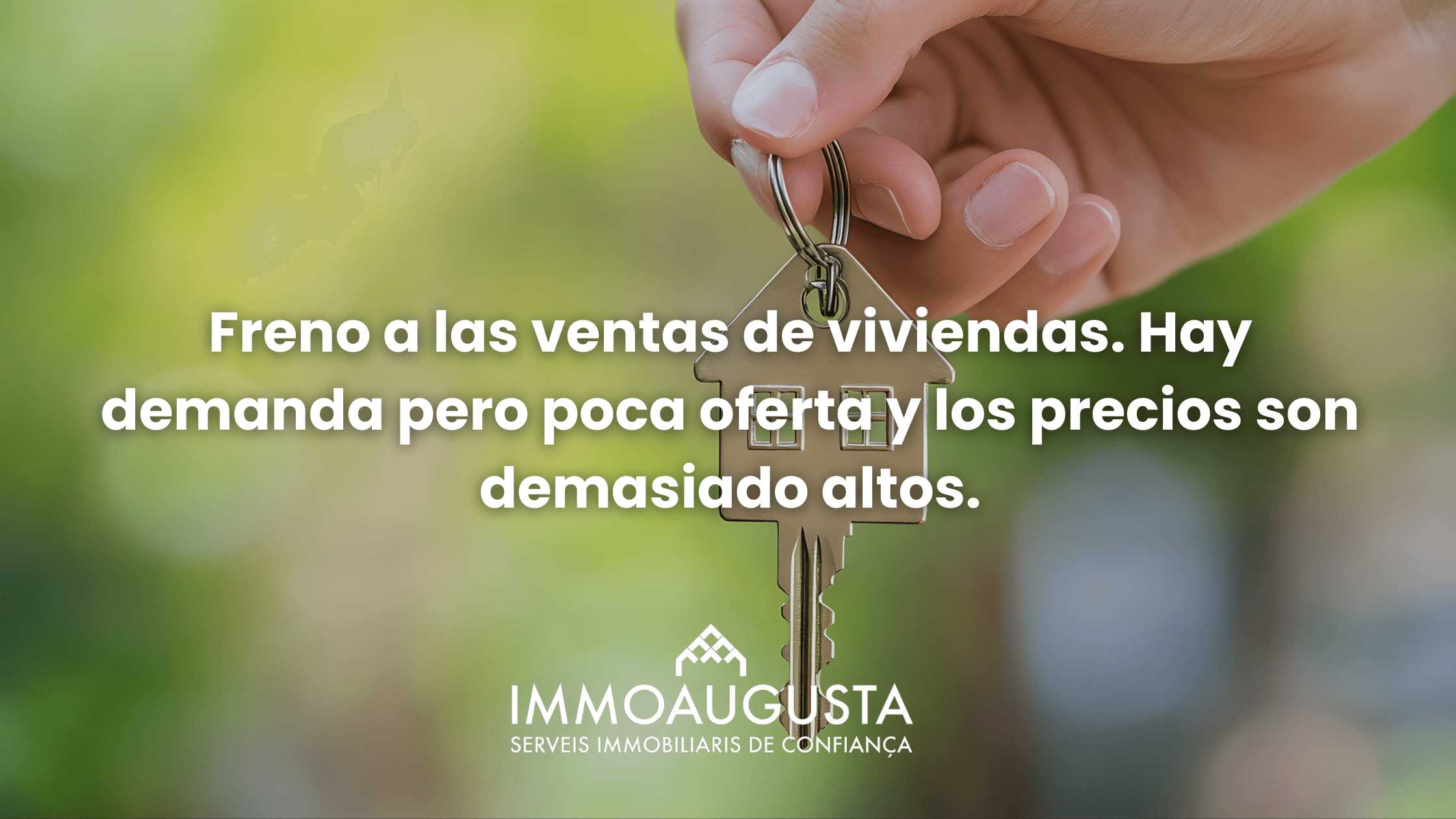 Freno a las ventas de viviendas. Hay demanda pero poca oferta y los precios son demasiado altos