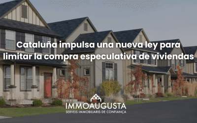 Cataluña impulsa una nueva ley para limitar la compra especulativa de viviendas