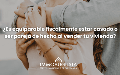 ¿Es equiparable fiscalmente estar casado o ser pareja de hecho al vender tu vivienda habitual?